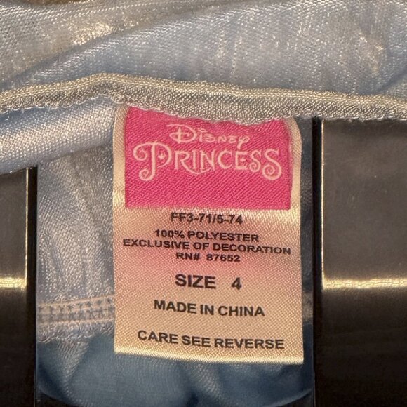 Disney - Cinderella - Girls Sleeveless Sleeping Dress - Size 4 - Picture 6 of 6